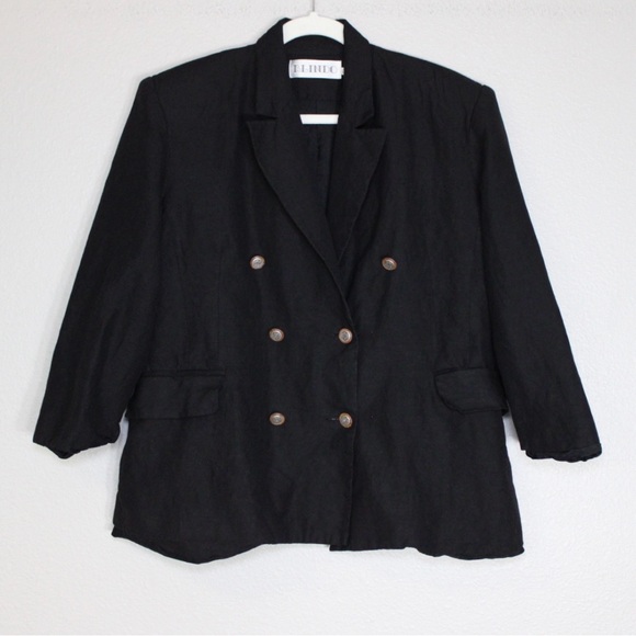 Vintage Blindo 100% Linen Blazer Jacket - Picture 10 of 10